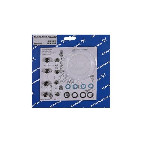 Pump Repair Parts- Kit, pump maint/DMH251/252/SS/V/SS, DMH Series.